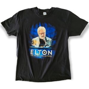 Elton John The Million Dollar Piano Concert T-shirt Las Vegas The  Last Shows